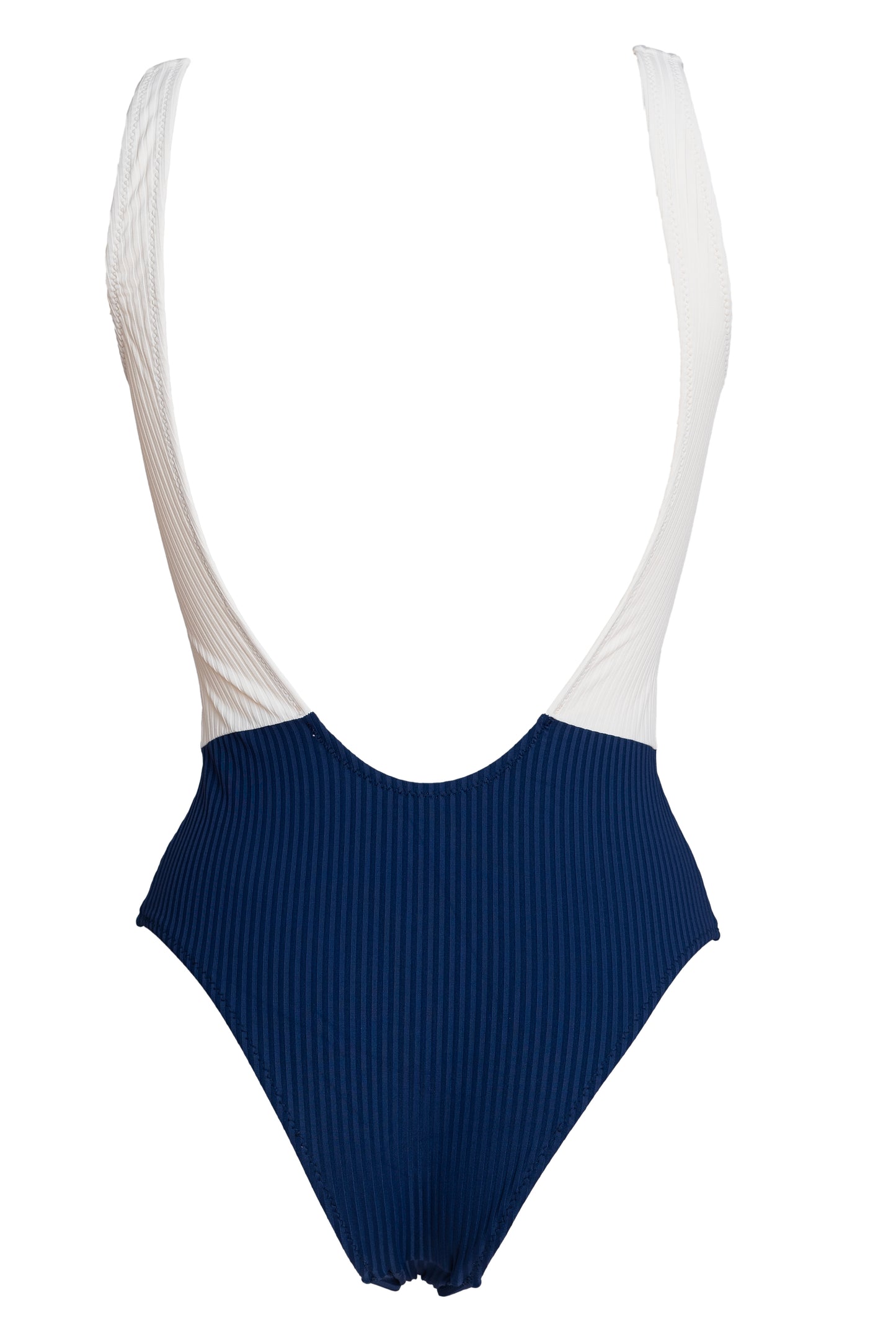 28007 CRUISE COLORBLOCK MARINE & CREAM SWIMSUIT