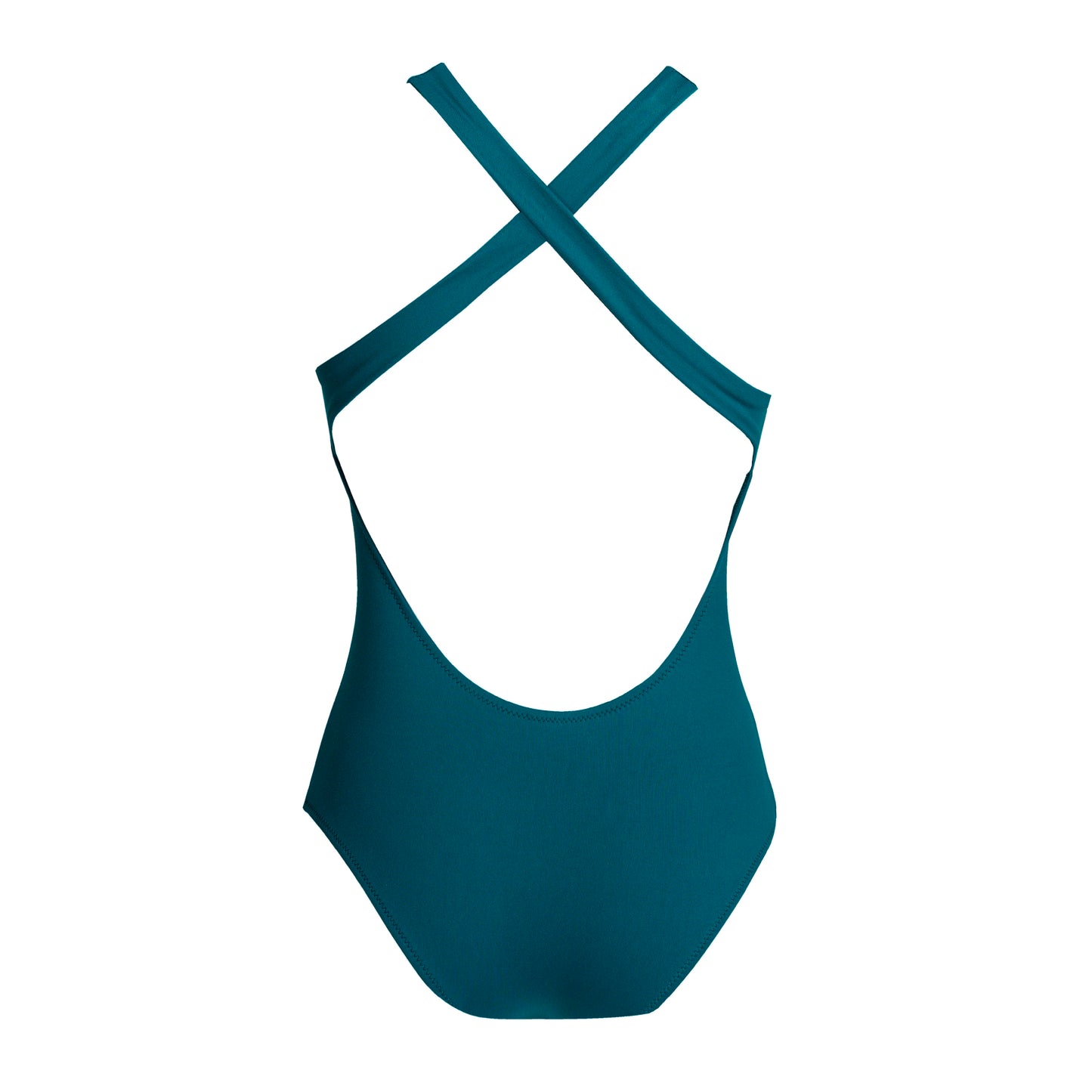 zucchini dark green traje de baño verde oscuro cremallera amarilla yellow zipper bañador swimsuit bathing suit traje de baño cremallera normal cut one piece crossed back espalda cruzada moda baño