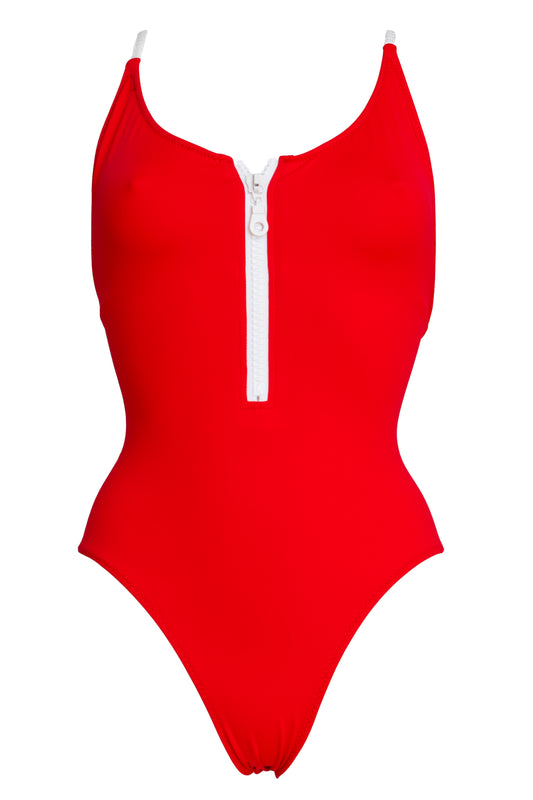 29007 RED CRUISE SWIMSUIT