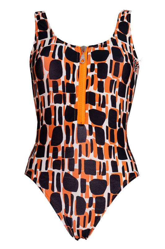 20009 ETHNIC PRINT SWIMSUIT