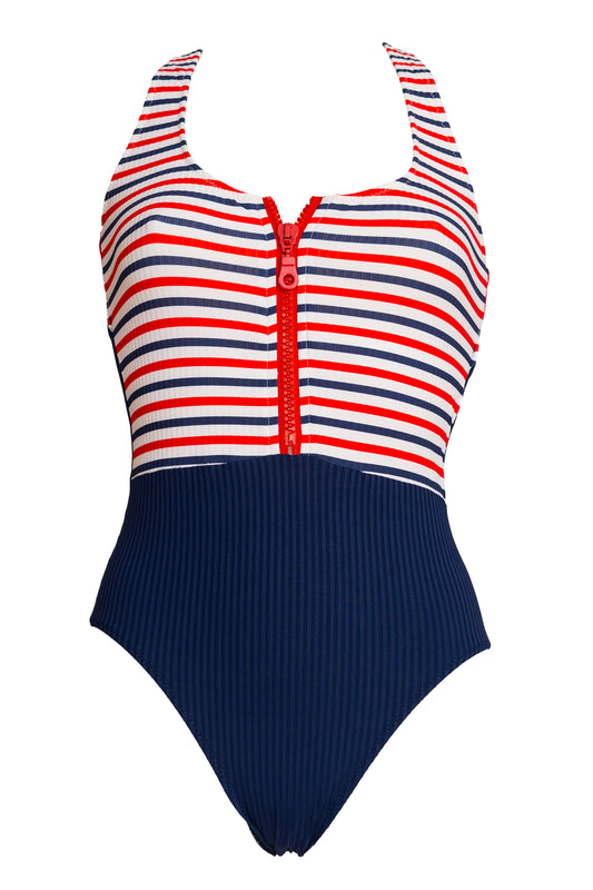 24011 CRUISE PRINT COLORBLOCK SWIMSUIT