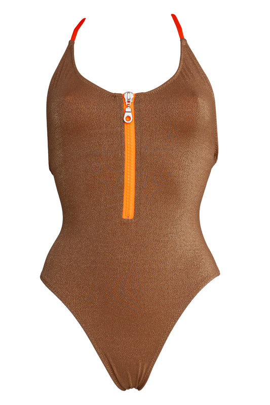 29010 GOLDEN CHOCOLATE SWIMSUIT