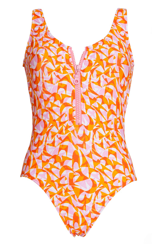 20006 GEOMETRIC PRINT SWIMSUIT