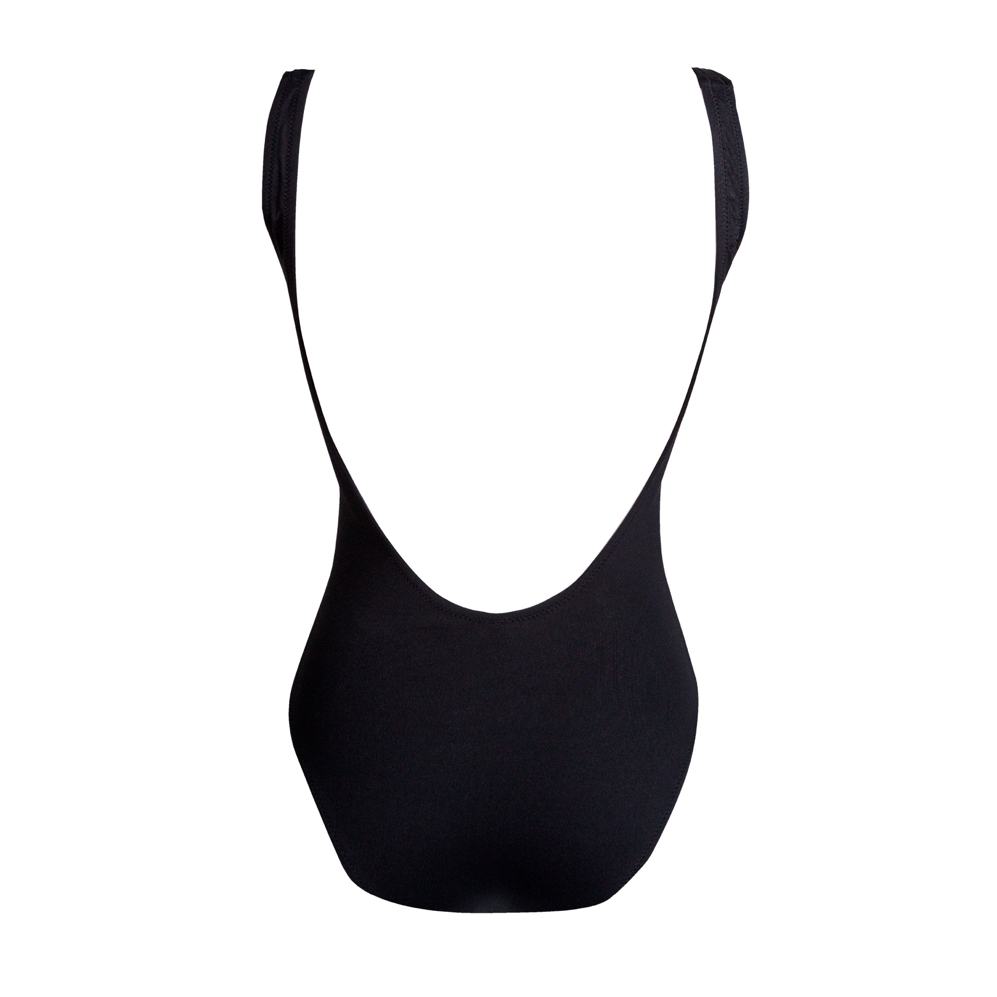 black chocolate, traje de baño negro de espalda abierta, cremallera blanca, white zipper, bañador, swimsuit, bathing suit, traje de baño cremallera, disponible en corte alto y bajo, available in high and low cut, open back one piece.