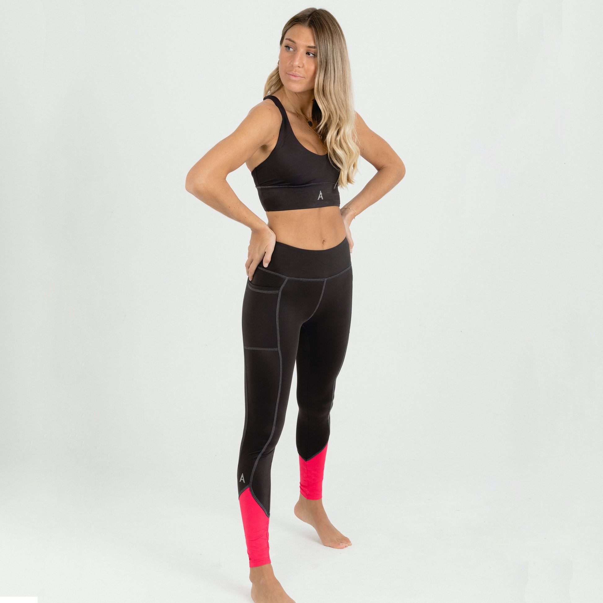 High rise legging. Malla de deporte de cintura alta. Leggings cómodos, compresivos y de buena sujeción. Leggings compresivos. Mallas compresivas. Mallas adelgazantes. Mallas anticelulíticas.