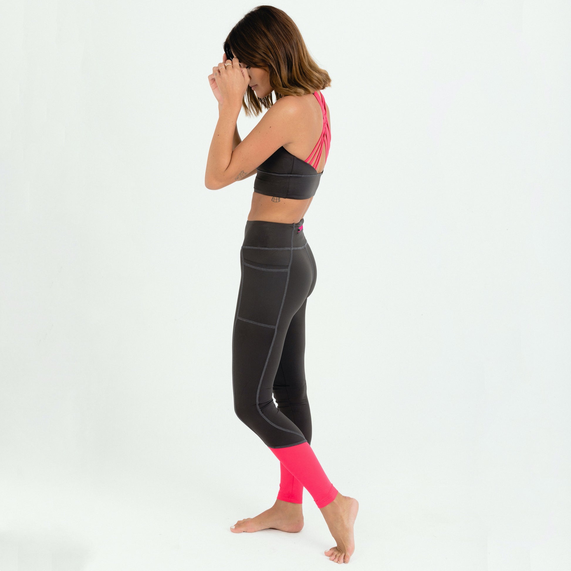 High rise legging. Malla de deporte de cintura alta. Leggings cómodos, compresivos y de buena sujeción. Leggings compresivos. Mallas compresivas. Mallas adelgazantes. Mallas anticelulíticas.