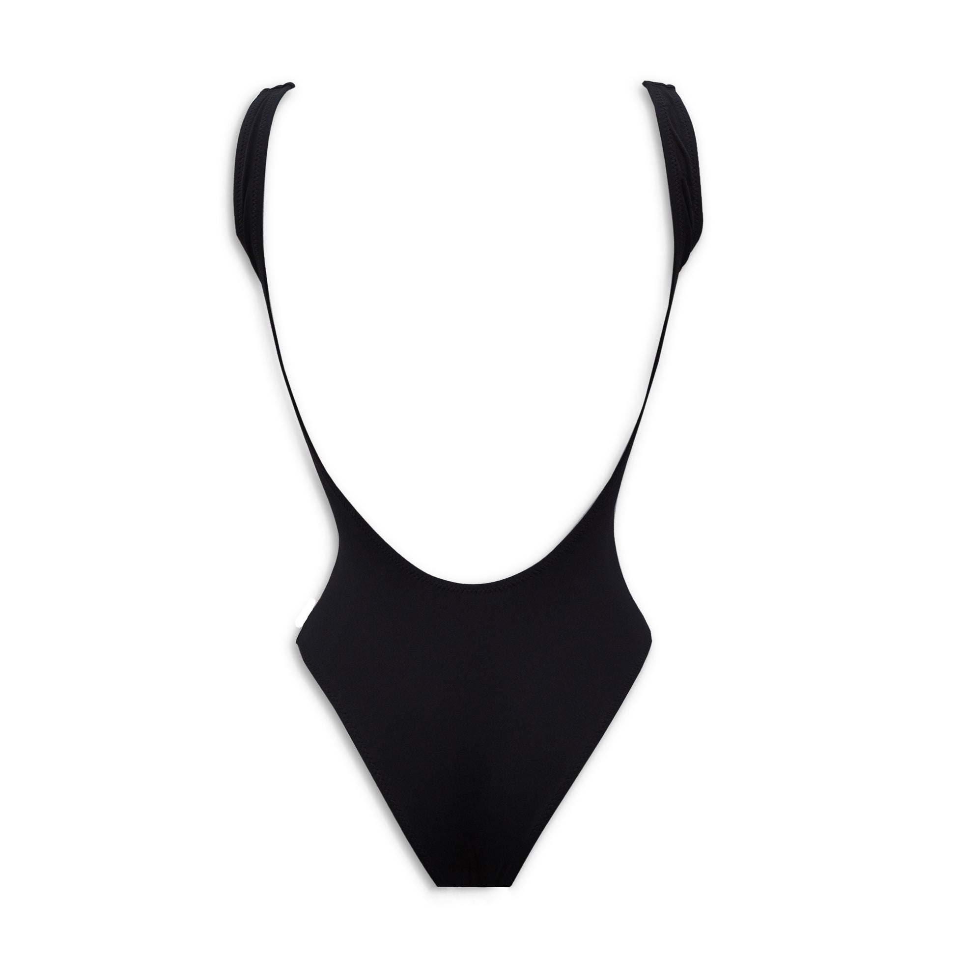 black chocolate, traje de baño negro de espalda abierta, cremallera blanca, white zipper, bañador, swimsuit, bathing suit, traje de baño cremallera, disponible en corte alto y bajo, available in high and low cut, open back one piece.