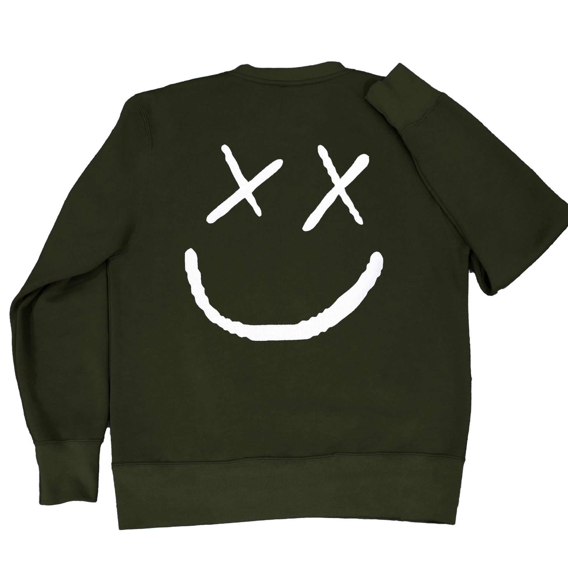 SWEATER HAPPY FACE KHAKI – Aqüe Apparel