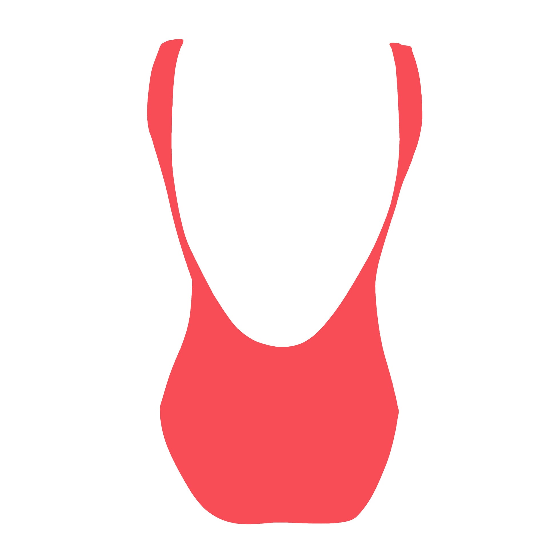 Coral high and low cut, one piece swimsuit. Adjustable, fluorescent yellow zipper. Open back design and very comfortable. Double layer fabric to avoid transparency. Bañador coral. Bañador fluorescente. Bañador de espalda abierta. Bañador con cremallera.